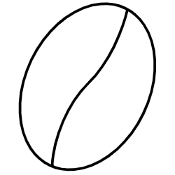 An icon that represents a coffee roastery business.