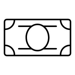An icon that represents a kiosk business.
