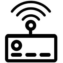 An icon that represents a podcast business.